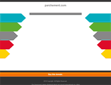 Tablet Screenshot of parchement.com